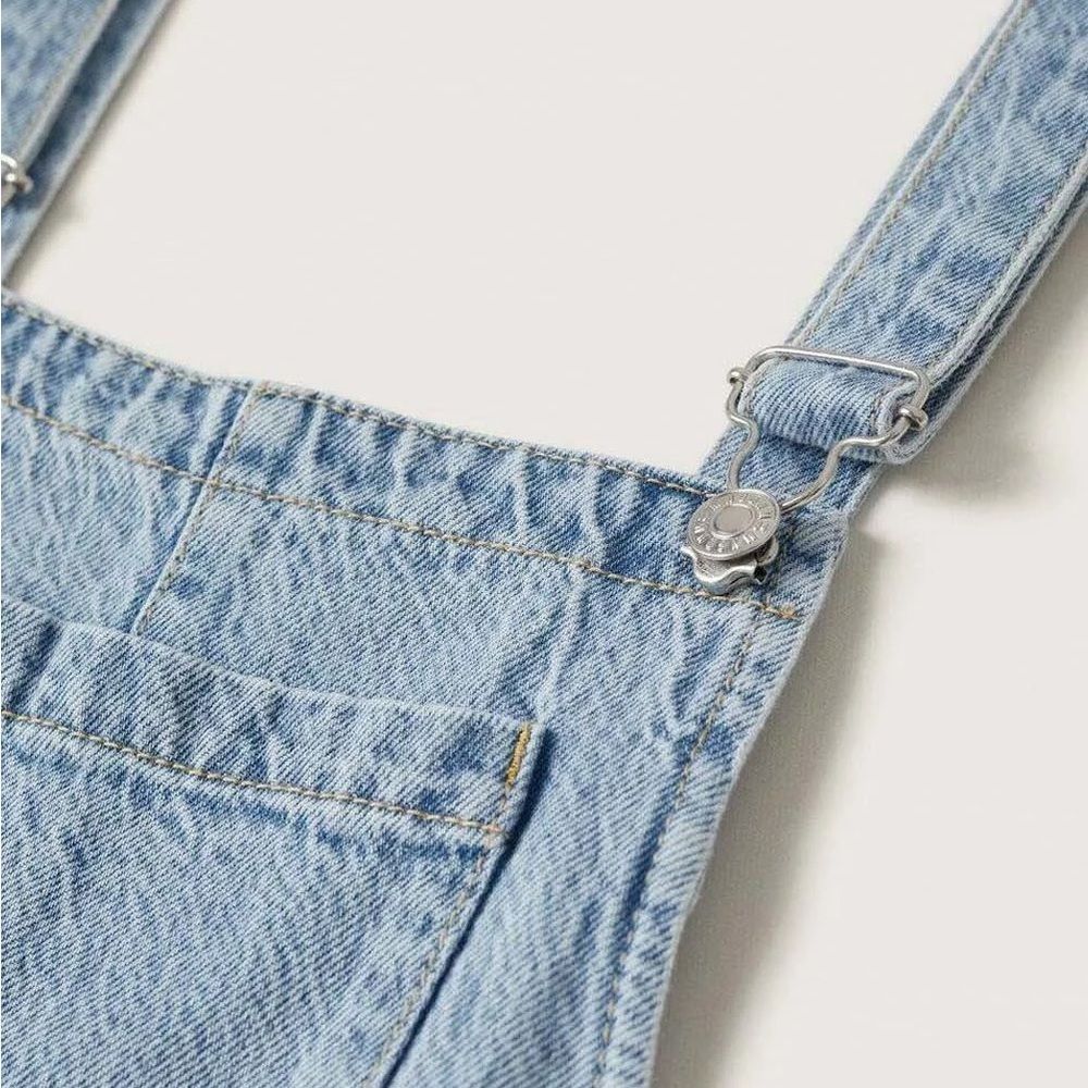 Mango Culotte Jumpsuit Romper Dungarees - Picture 2 of 8